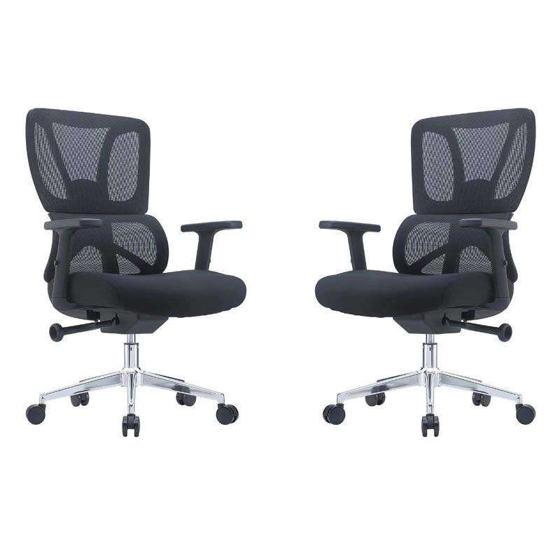SMTE Set of 2 High Back Mesh Office Chairs -B2308 with keychain