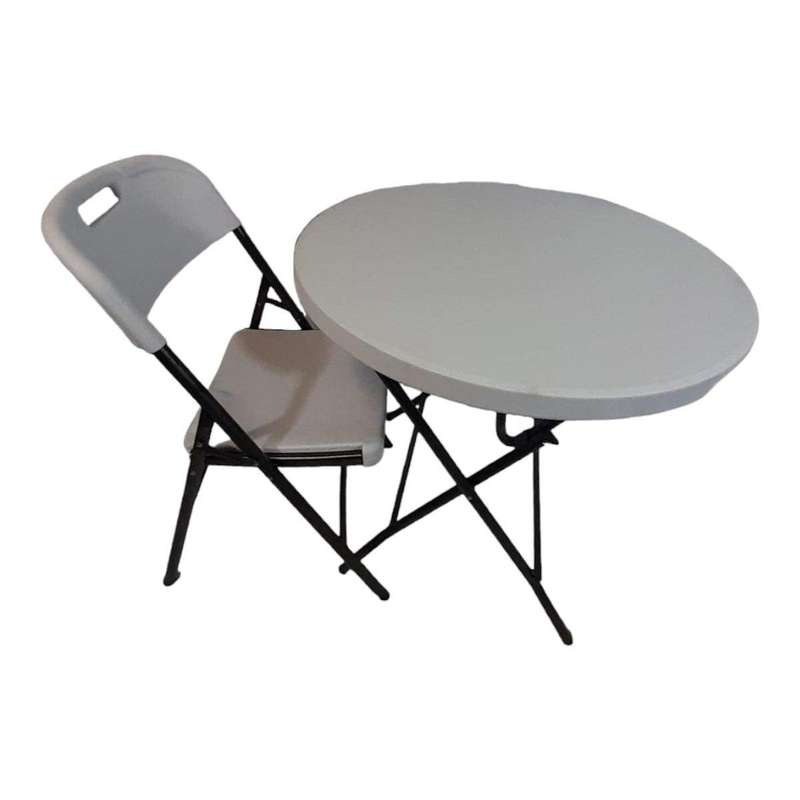 SMTE Sastro - 1 Folding Chair Outdoor Dining Table Combo-Tp1 with keychain