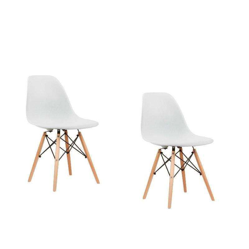 SMTE Proteas White Cafe Chairs - Pack of 2 with keychain