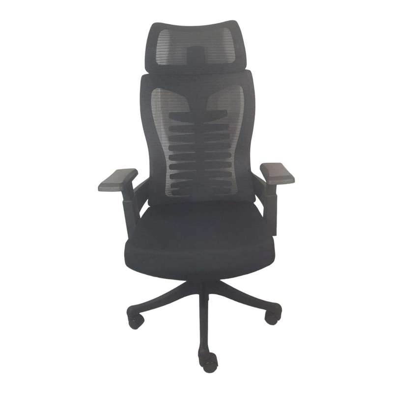 SMTE- Padded Office Chair-Black with keychain