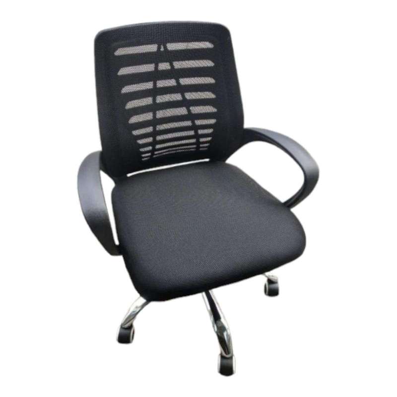 SMTE- Office Chair -Fabric With Back Support with keychain
