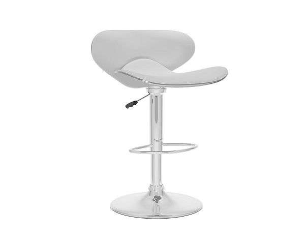 SMTE Elemental Lifestyle Monaco Bar Stool - White with keychain