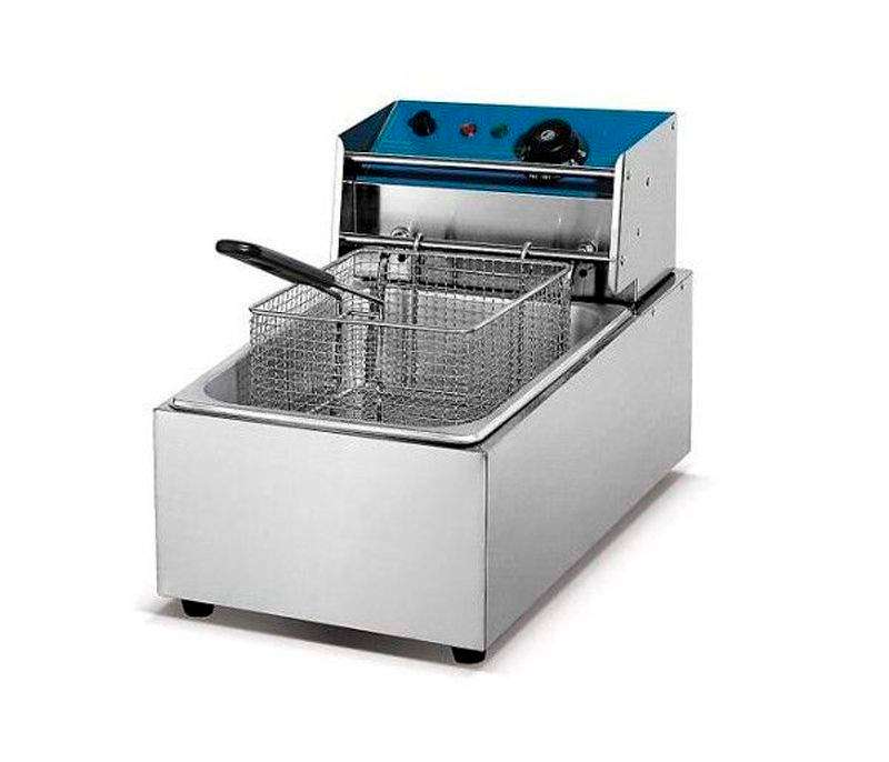 SMTE Electric Basket Chips Fryer with Single Tank - 5L with keychain