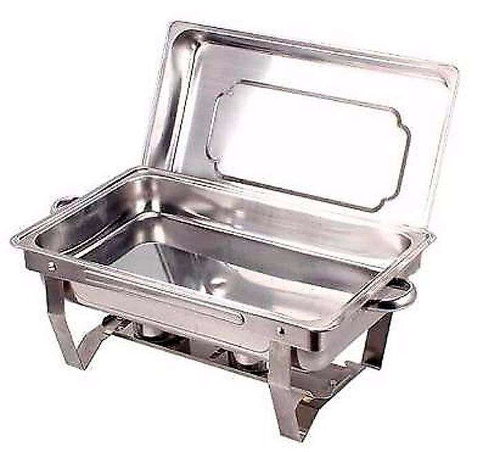 SMTE Chafing Dish with Two Single Pan Burners with keychain