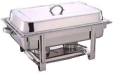 SMTE Chafing Dish with Two Double Pan Burners with keychain