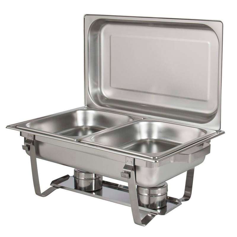 SMTE Leopard Double Chafing Dishes with keychain