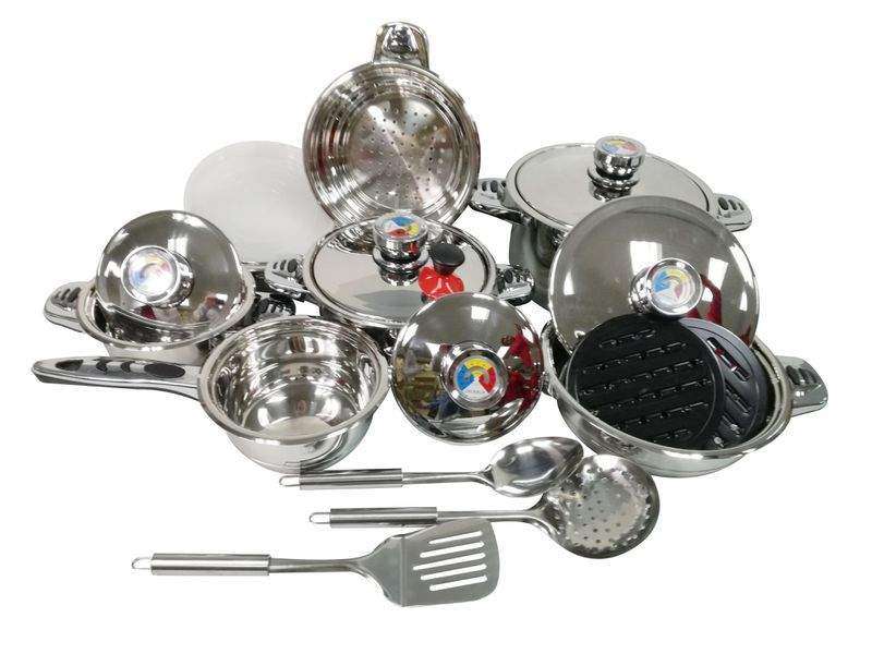 SMTE 19 Piece Pot Set with keychain