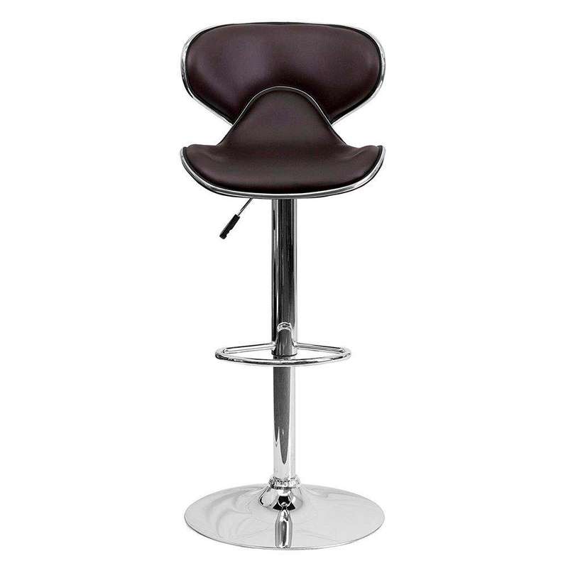 SMTE Ergonomic Bar Stool - Black with keychain