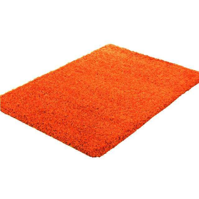 SMTE Shaggy Rug - Orange (Size: 160 x 230cm) with keychain