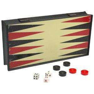 SMTE Games - Magnetic Backgammon with keychain