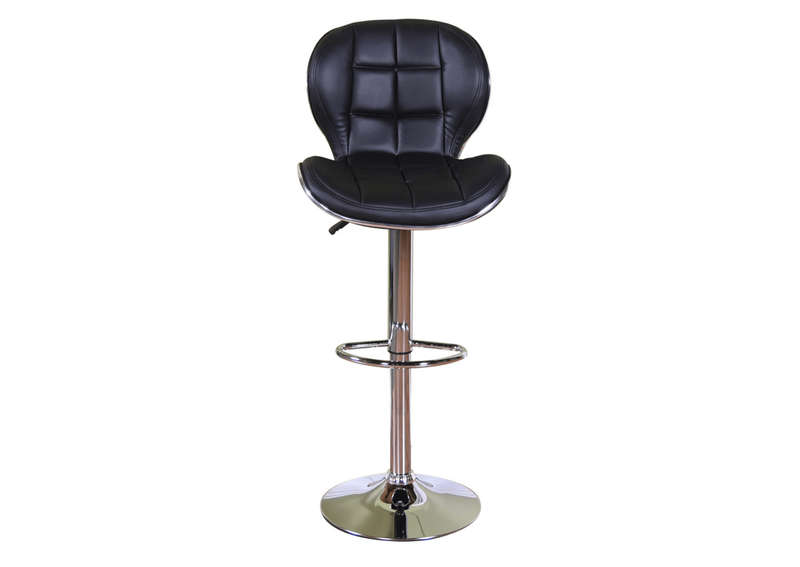 SMTE Modello Quadrato Bar Stool Black with keychain