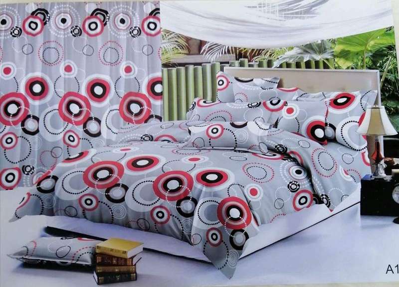 SMTE Abitoffaith - Polka Dot Duvet Cover Set with keychain