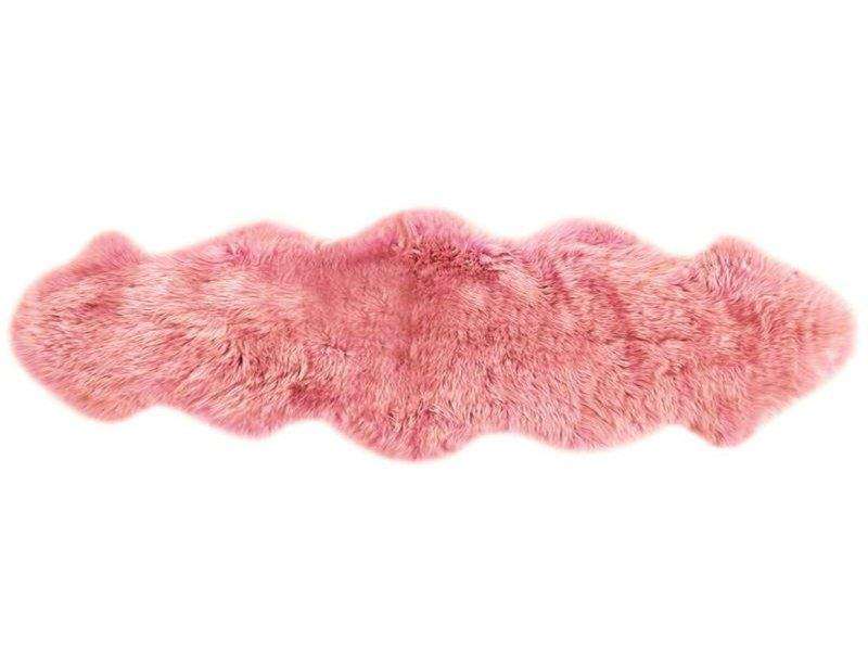 SMTE Wavy Silk Rug - Pink with keychain