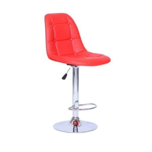 SMTE Chic Bucket Seat Bar Stool - Red with keychain