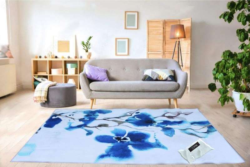 SMTE 200cm by 150cm - Modern 3D Design Area 30 Rug & Complementary IYWA Tieback with keychain
