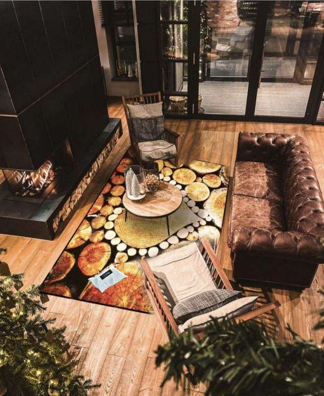 SMTE 200cm by 150cm - Modern 3D Design Area 44 Rug & Complementary IYWA Tieback with keychain