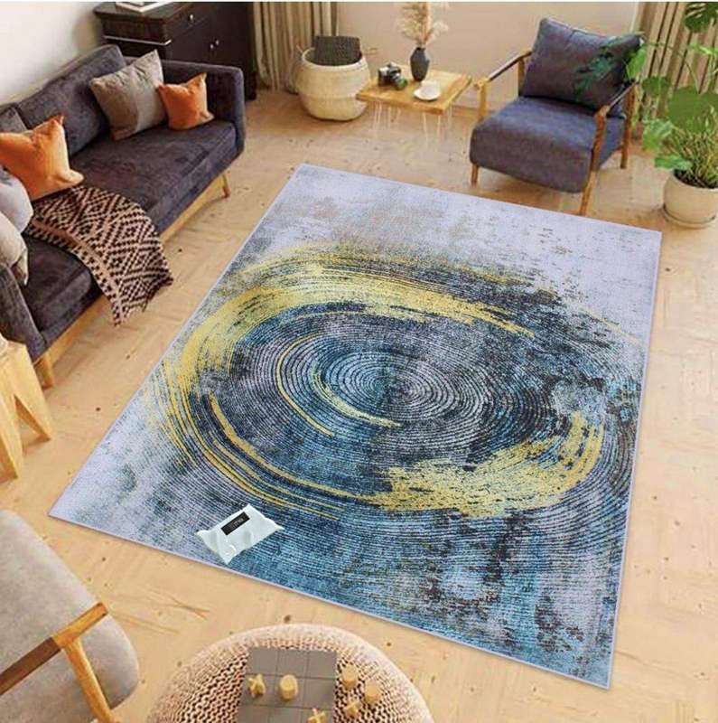 SMTE 200cm by 150cm - Modern 3D Design Area 49 Rug & Complementary IYWA Tieback with keychain