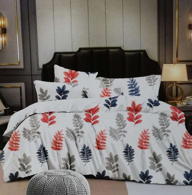 SMTE Leave Design Duvet Cover Set with keychain