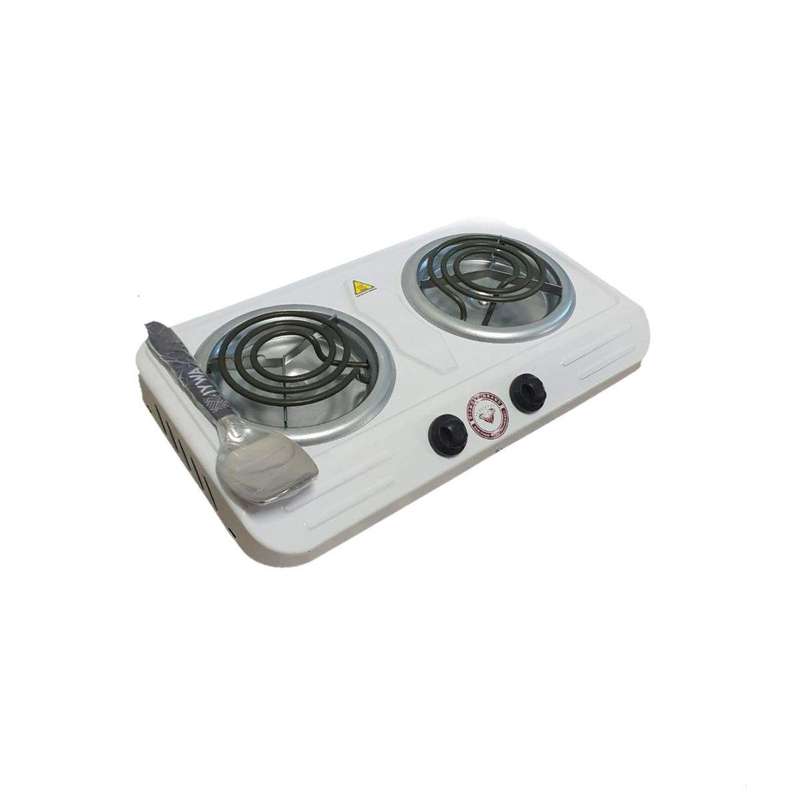 SMTE Qualty Electric 2 Plate Stove & Complementary IYWA Serving Spoon with keychain