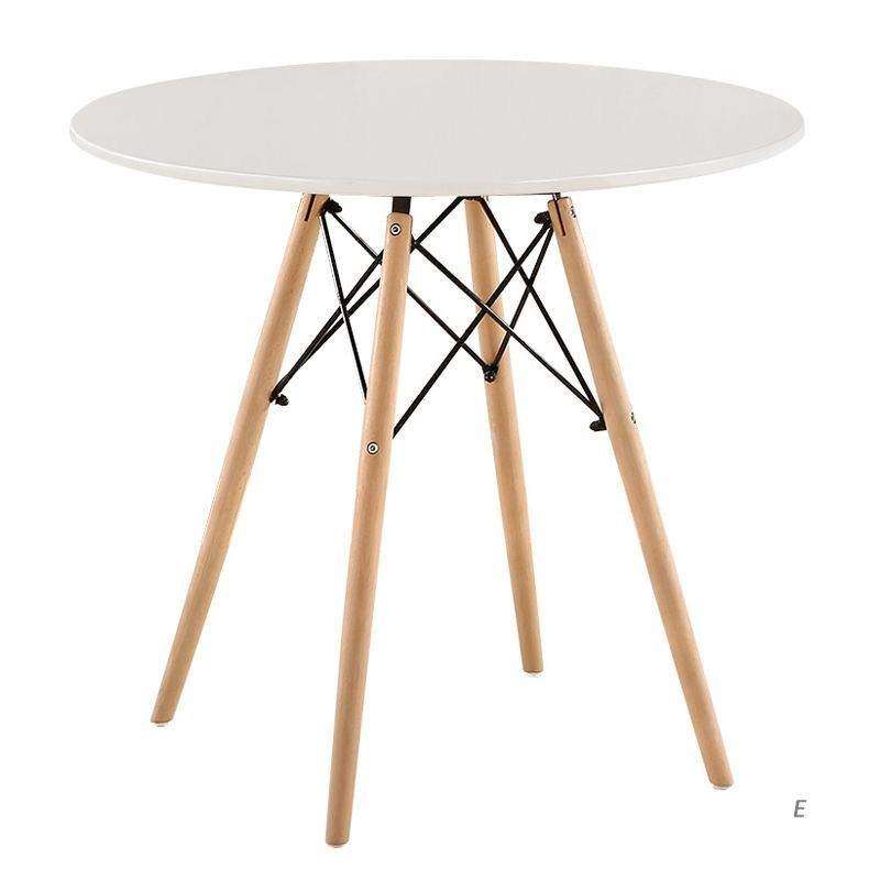 SMTE Global Round Coffee Table white with keychain