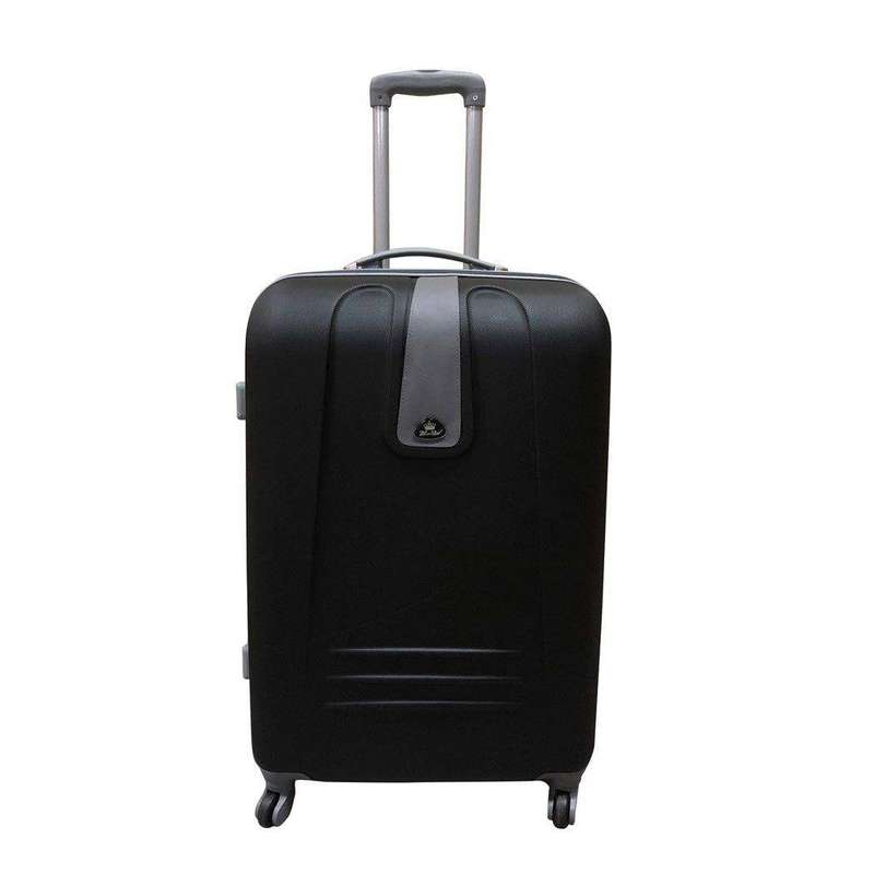 SMTE 1 Piece Sleek Luggage 28" - Black with keychain