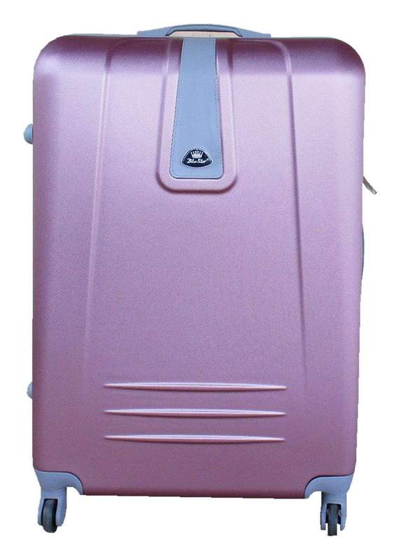 SMTE 1 Piece Sleek Luggage 28" - Pink with keychain