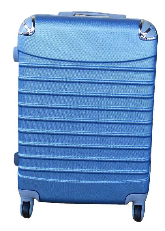 SMTE 1 Piece Luggage 28 inch Suitcase - Light Blue with keychain