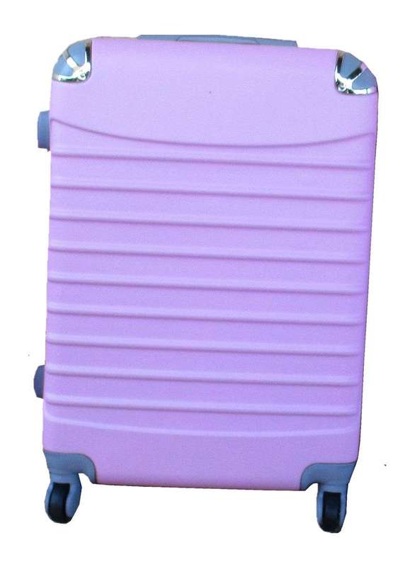 SMTE 1 Piece Luggage 28 inch Suitcase - Light Pink with keychain