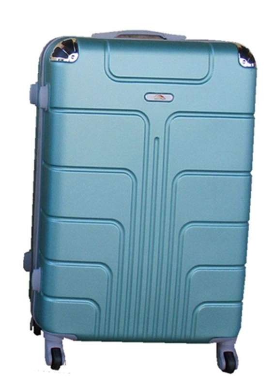 SMTE Luggage Suitcase - 23-inch - 1-Piece - Light Green with keychain