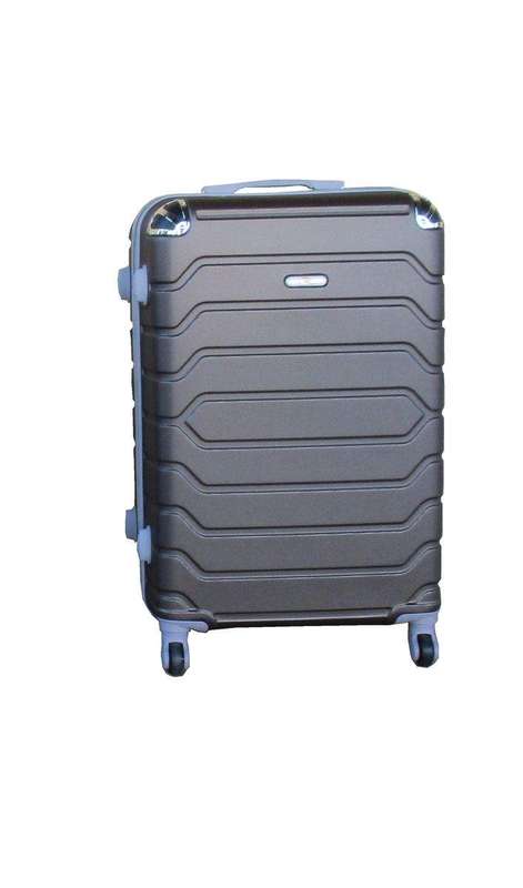 SMTE 1 Piece Luggage 26 Inch Suitcase - Brown with keychain