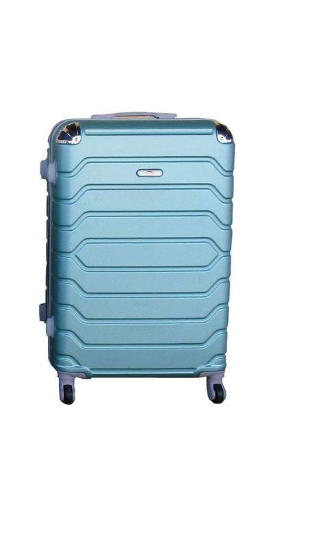 SMTE 1 Piece Luggage 26 Inch Suitcase - Light Green with keychain