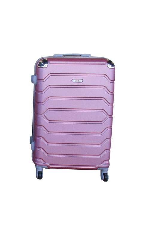 SMTE 1 Piece Luggage 18 inch Suitcase - Pink with keychain