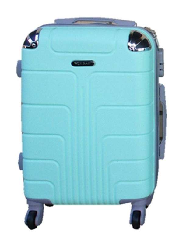 SMTE Luggage 20-inch Suitcase - Light Green with keychain