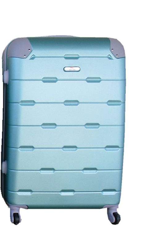SMTE Luggage 24 inch Suitcase - Light Green with keychain