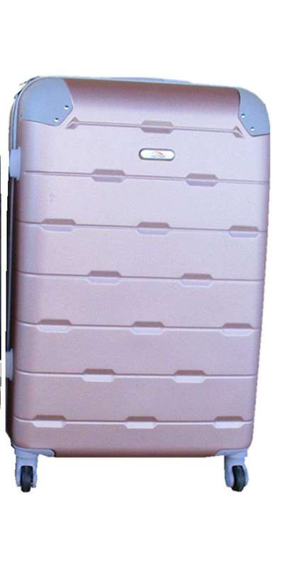 SMTE Luggage 27-inch Suitcase - Rose Gold with keychain