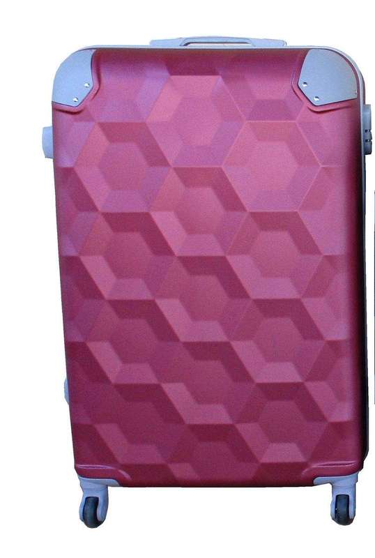 SMTE 1 Piece Luggage 20 inch Suitcase - Red with keychain