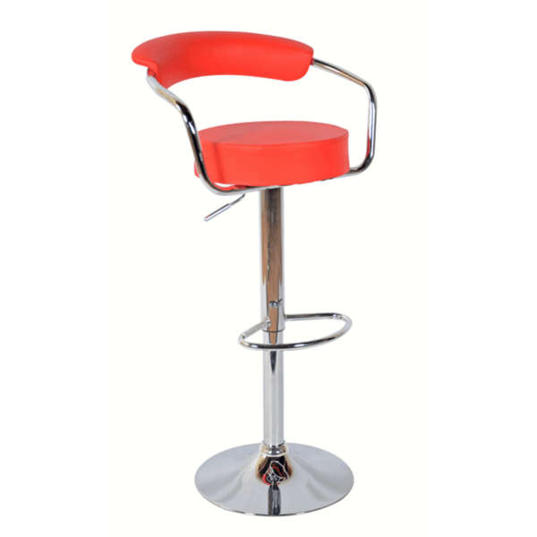 SMTE Nu Home - Tamar Bar Stool - Red with keychain