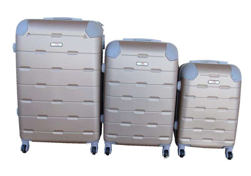 SMTE 3 Piece Luggage Set with keychain