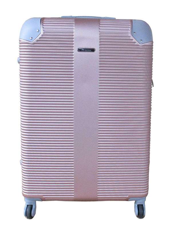 SMTE 1 Piece Hard Outer Shell Luggage 19" - Rose Gold with keychain
