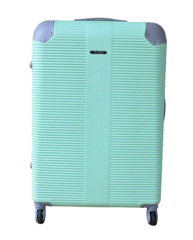 SMTE 1 Piece Hard Outer Shell Luggage - 27" - Applegreen with keychain