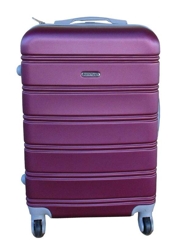 SMTE Premium Travel Luggage Bag 28" - 1 Piece - Dark Purple with keychain