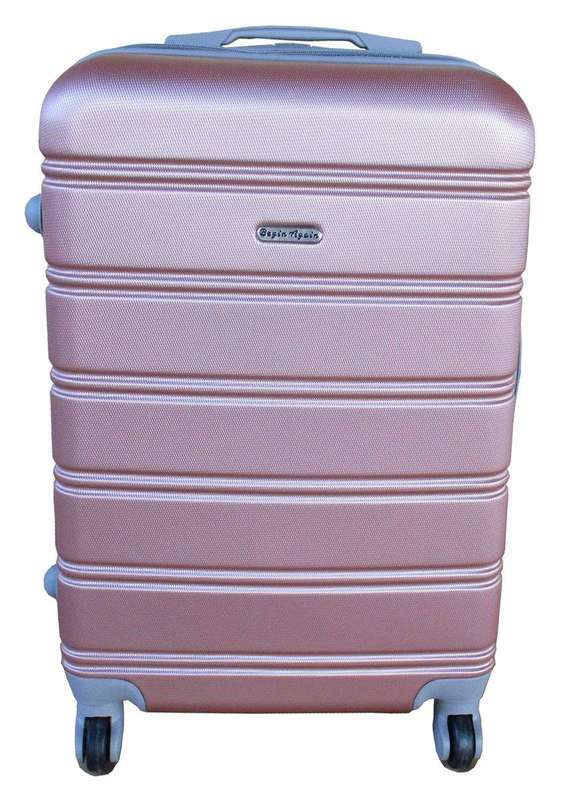 SMTE Premium Travel Luggage Bag 31" - 1 Piece - Pink with keychain
