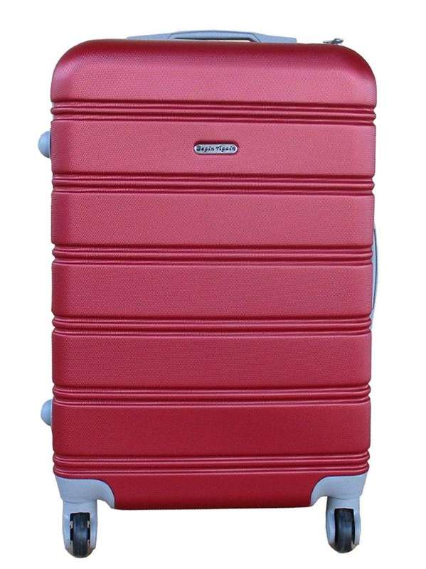 SMTE Premium Travel Luggage Bag 20" - 1 Piece - Red with keychain