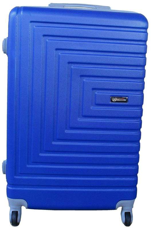SMTE 1 Piece Mooistar 20 inch Travel Luggage Suitcase Bag - Blue with keychain