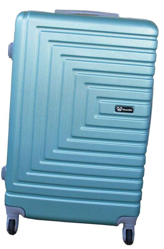 SMTE 1 Piece Mooistar 20 inch Travel Luggage Suitcase Bag - Light Green with keychain