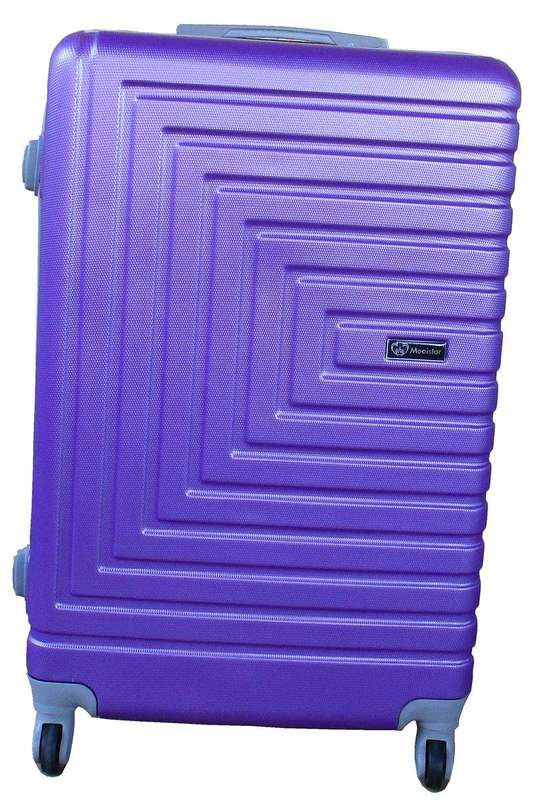 SMTE 1 Piece Mooistar 20 inch Travel Luggage Suitcase Bag - Purple with keychain