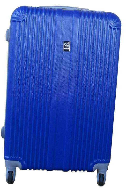 SMTE Mooistar 19 inch Travel Luggage Suitcase Bag - Blue with keychain