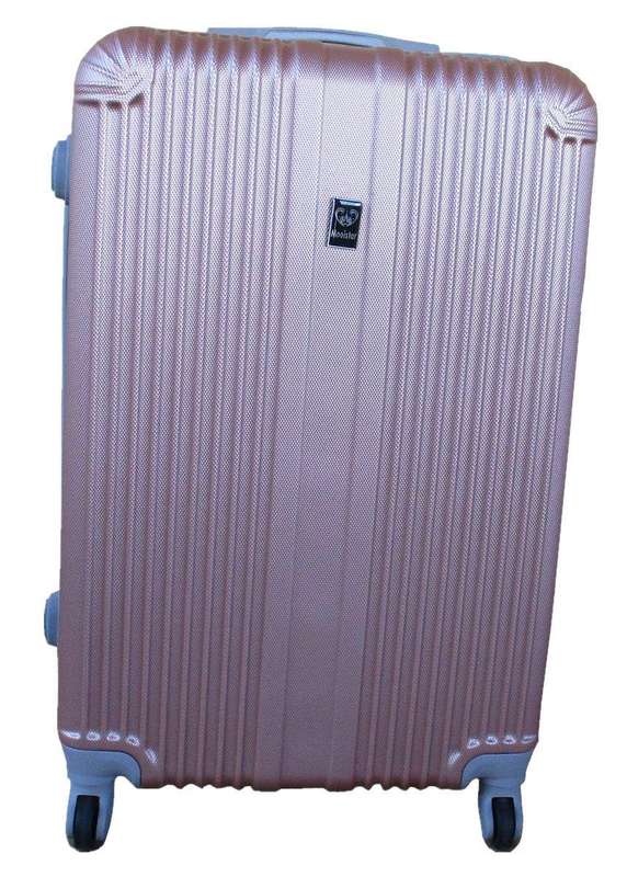 SMTE Mooistar 19 inch Travel Luggage Suitcase Bag - Rose Gold with keychain