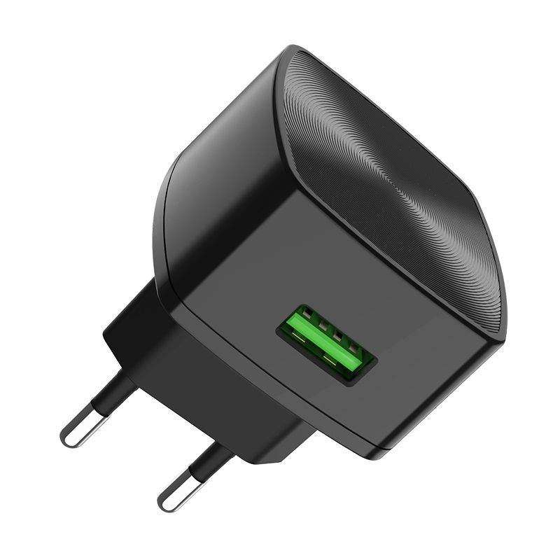 SMTE C70A Cutting-edge single port Eu Set wall charger with cable with keychain