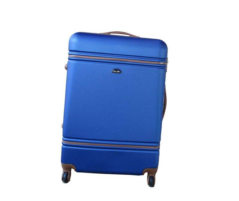 SMTE 1 Piece Nexco Travel Luggage Bag 25" - Blue with keychain